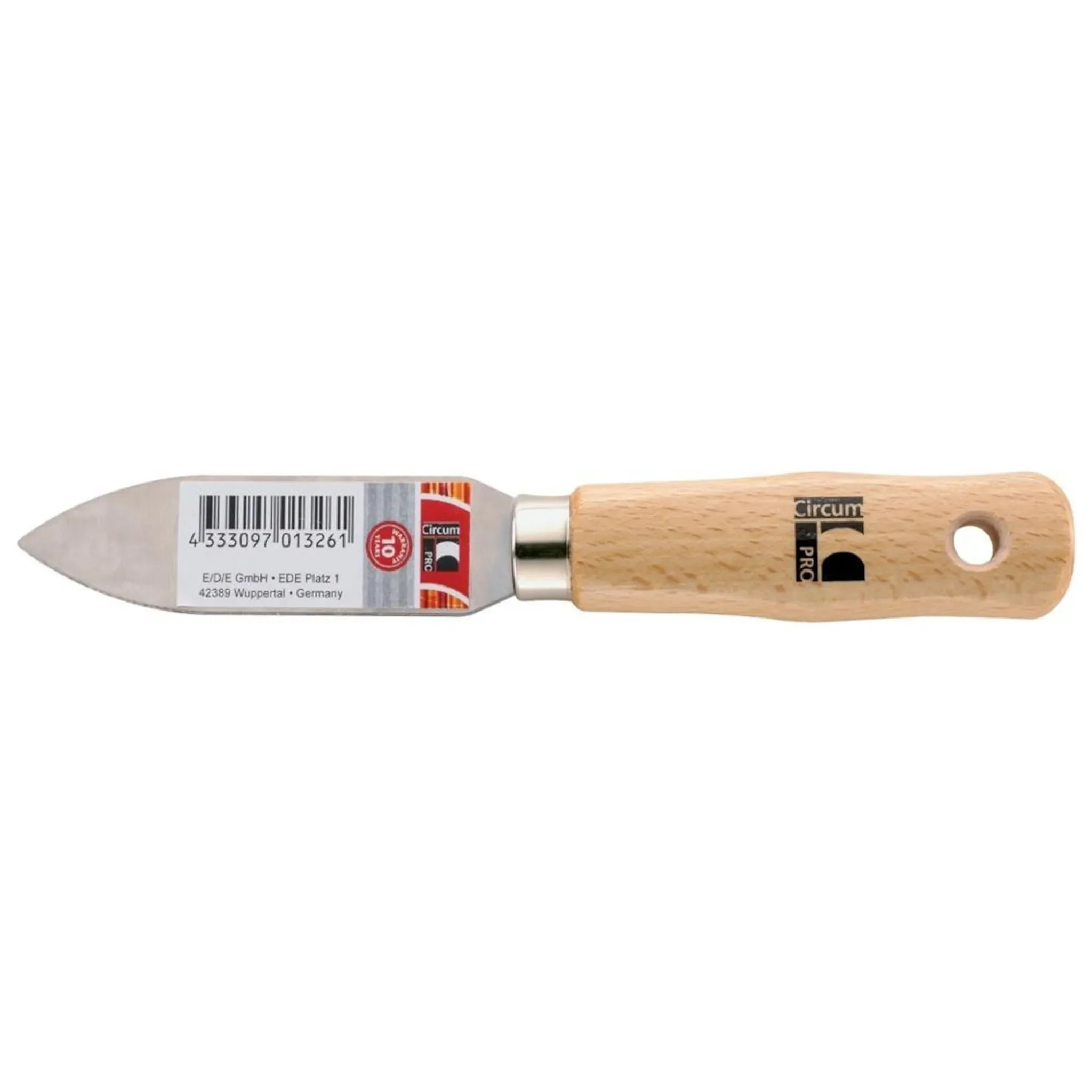 Kittmesser Nr. 14/L – Holzgriff mit Aufhängeloch